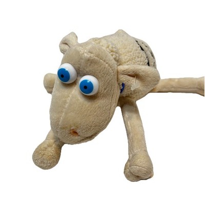 Vintage Serta Counting Sheep Number 15 Promo Plush Sheep Tag Collectible 8 x 6''