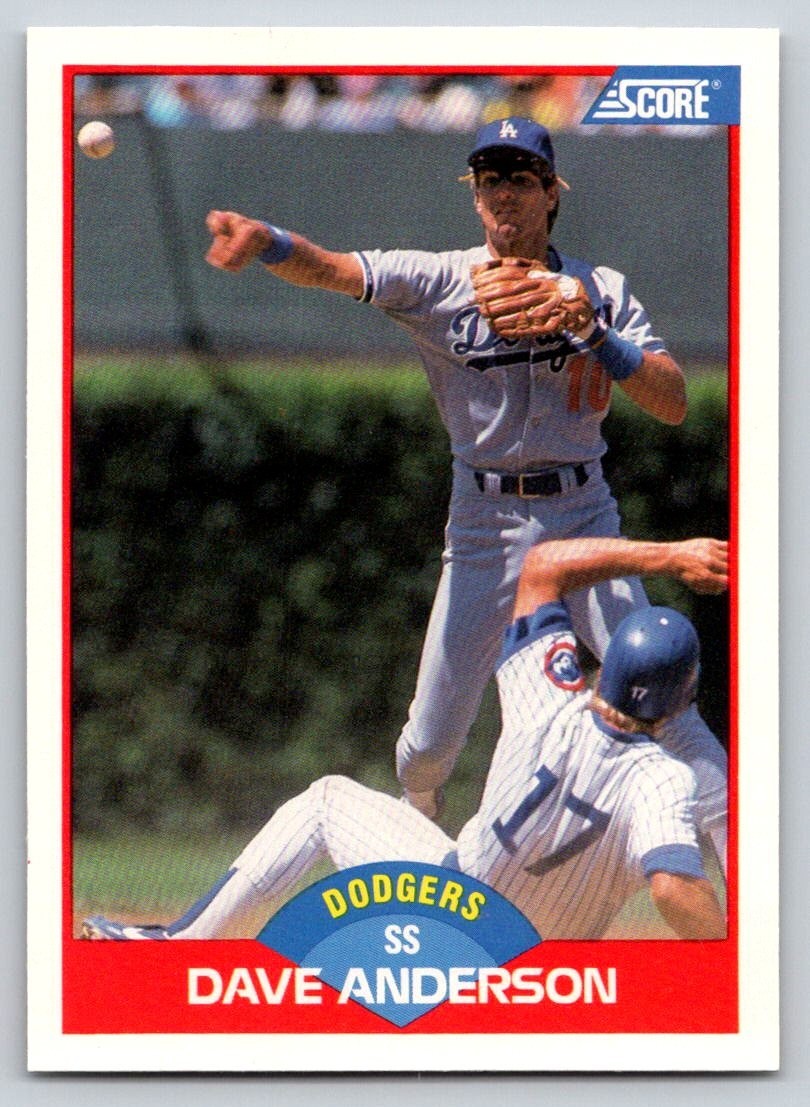 1989 Score - Dave Anderson #478