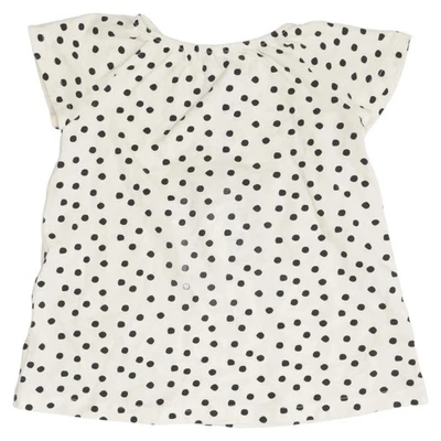 Mini Rodini, T-shirt, Größe: 62/68, Beige, Baumwolle, Gepunktet, Mädchen #UxK - Bild 1 von 4