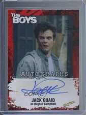 2025 Skybox The Boys: Season 1 & 2 Red 3/49 Jack Quaid Hughie Campbell Auto p9m