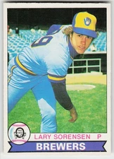 1979 O-Pee-Chee #152 Lary Sorensen BASEBALL Milwaukee Brewers