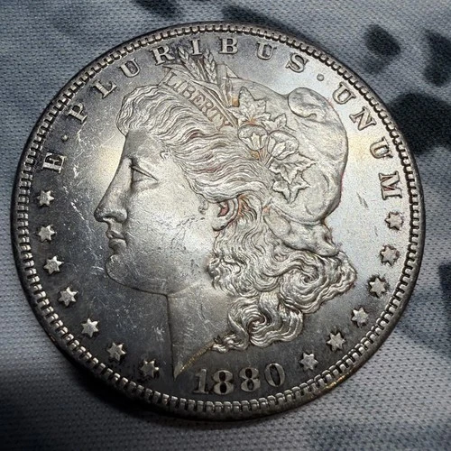 1880 S MORGAN SILVER DOLLAR! BEAUTIFUL Uncirculated Coin! Some Tone! WOW!