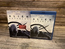 Alien: Covenant (Blu-ray, DVD *No Digital 2017) Ridley Scott Sci Fi w/ Slipcover