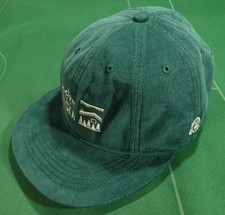 Tacoma Fuji Cotton Corduroy Lodge Alaska Embroidered 8 Panel Cap Green Used