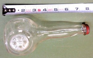 1950s Vintage Glass Comet Laundry Sprinkler Bottle Moisten Clothes When Ironing 