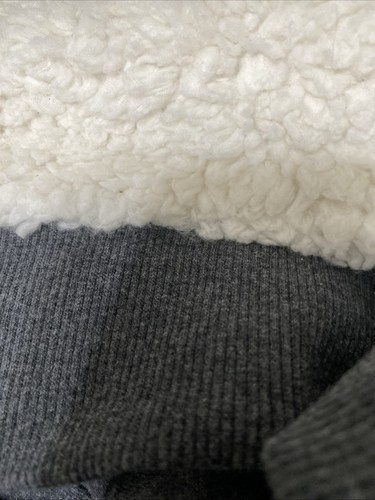 Chaqueta con capucha de cremallera completa gris oscuro resistente a la intemperie vintage para hombre XL - Imagen 6 de 8