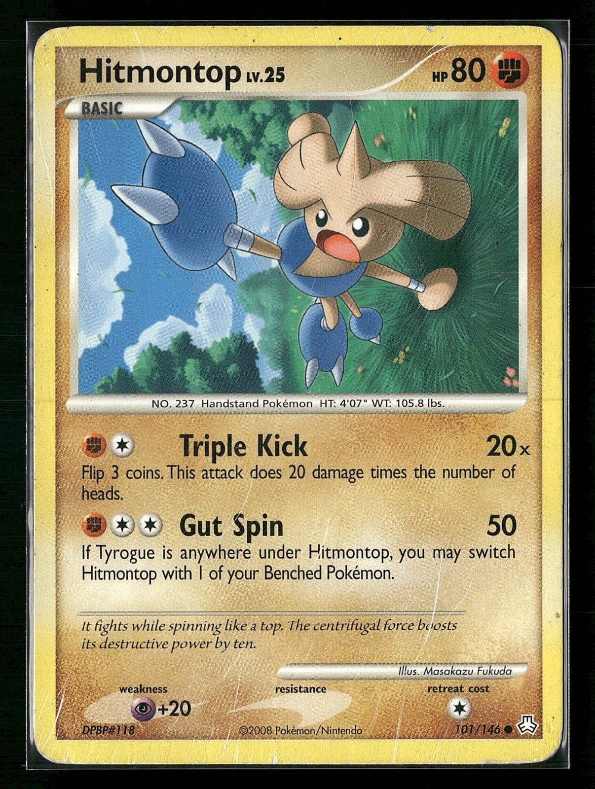 Hitmontop 101/146 Common Pokemon Legends Awakened HP