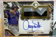 2025 Topps Diamond Icons Larry Walker🚨JUMBO Patch AUTO Black /10🚨Rockies