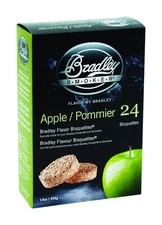 Bradley Smoker All Natural Apple Wood Bisquettes 24 pk