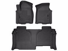 Husky Weatherbeater Front2nd Row Floor Mats 3 Pc Fits Many 19-26 Chevy Gmc Blk Husky Weatherbeater Front2nd Row Floor Mats 3 Pc Fits Many 19-26 Chevy Gmc Blk