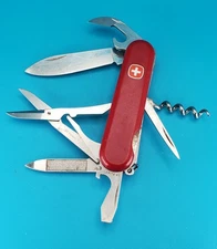 Wenger Traveler Red Swiss Army Knife Multi Tool!