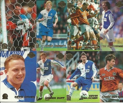 Merlin Premier Gold 1999 Complete Base Set Blackburn Rovers FC x 8