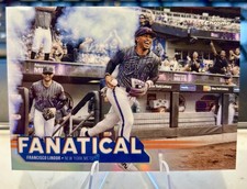 2025 Topps Chrome Francisco Lindor Fanatical SSP Case Hit New York Mets #FAN-9