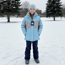 NWT Gerry Youth Sz Large 14/16 3-in-1 Systems Jacket w Reversible Beanie Blue