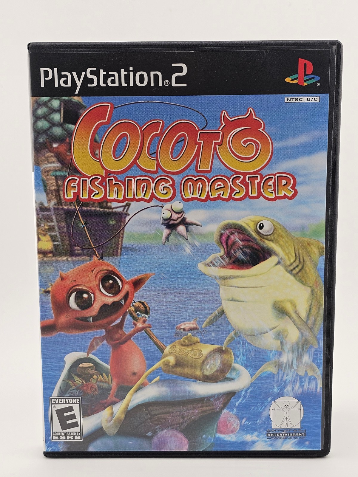 Sony Playstation 2 PS2 Cocoto Fishing Master CIB Cleaned & Tested