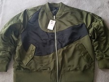 Nike Sportswear Big Swoosh Reversible Bomber Jacket Sz XXL