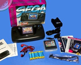 AMAZING Sega GAME GEAR System COMPLETE in Box CIB Recapped SONIC 2 A/C Adapter