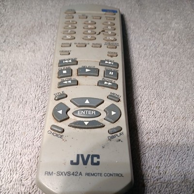 JVC RM-SXVS42A for XVE100SL XVLTR1 XVS42SL XVS45 XVS45GD XVS40BK XVS40BK XVS42SL