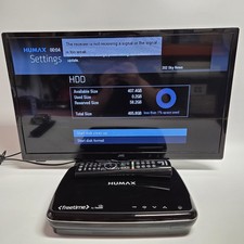Humax HDR-1100S 500GB Freesat+ HD TV Recorder Black Smart Box Set Top WiFi
