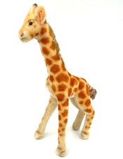 Steiff Giraffe 1960s Mohair Plush 35cm 14in Squeaker no ID Vintage