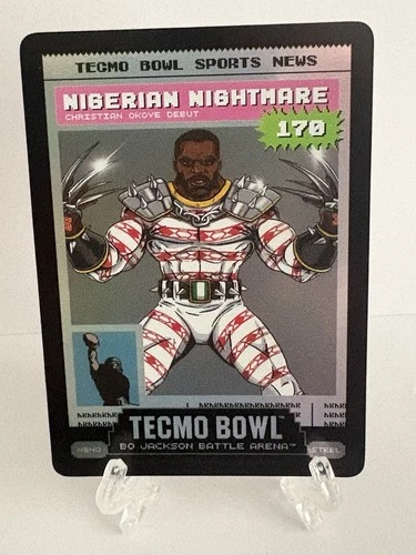 Bo Jackson Battle Arena Tecmo N540 Nigerian Nightmare Steel News Christian Okoye