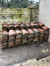 Reclaimed Hand Made Clay Pantiles 560 in total. 50p each. LS24. 