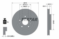2 X Bremsscheibe Textar 92329603 FüR Suzuki Swift IV