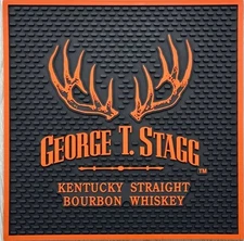 GEORGE T STAGG buffalo trace BAR MAT whiskey bourbon service empty 12x12