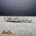 4.4g .999 Fine Crystalline Silver Specimens + Display Case - Super Cool Refined