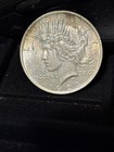 1923 - Peace Silver Dollar - 90% US Coin AU — photo 1