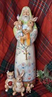 Jim Shore 2006 XTRA LG 22'' St Francis Retired Garden Statue 4007765 HARD TO FIND