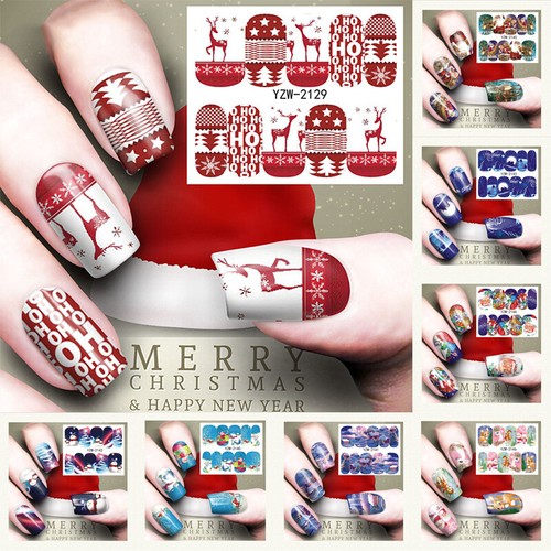1 Sheet Flower Nail Art Sticker Decal Water Transfer Slider Nail Art Decorations