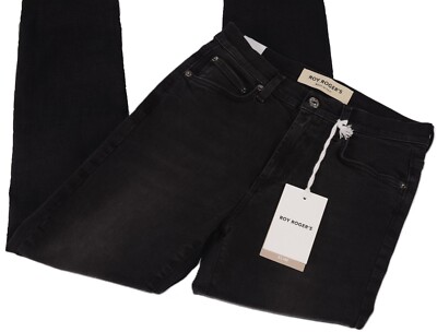 Roy Rogers Damen Jeans Schwarz Flo High Woman Soft Denim Black Stretch Drew