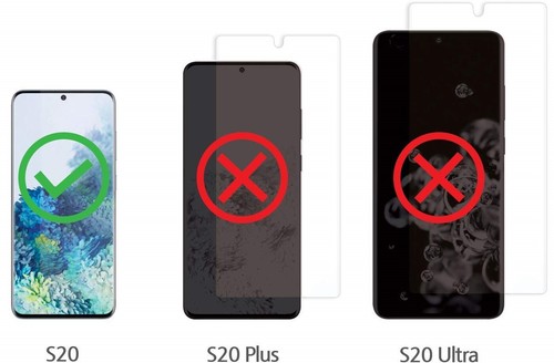 Samsung Galaxy S20 FE, S20, Note 20, Note 10 Lite Hartglas Displayschutzfolie  - Bild 4 von 30