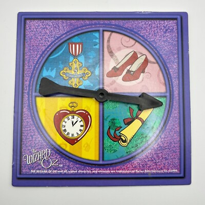 The Wizard of Oz Yellow Brick Road Game Spinner 1999 Replacement Piece