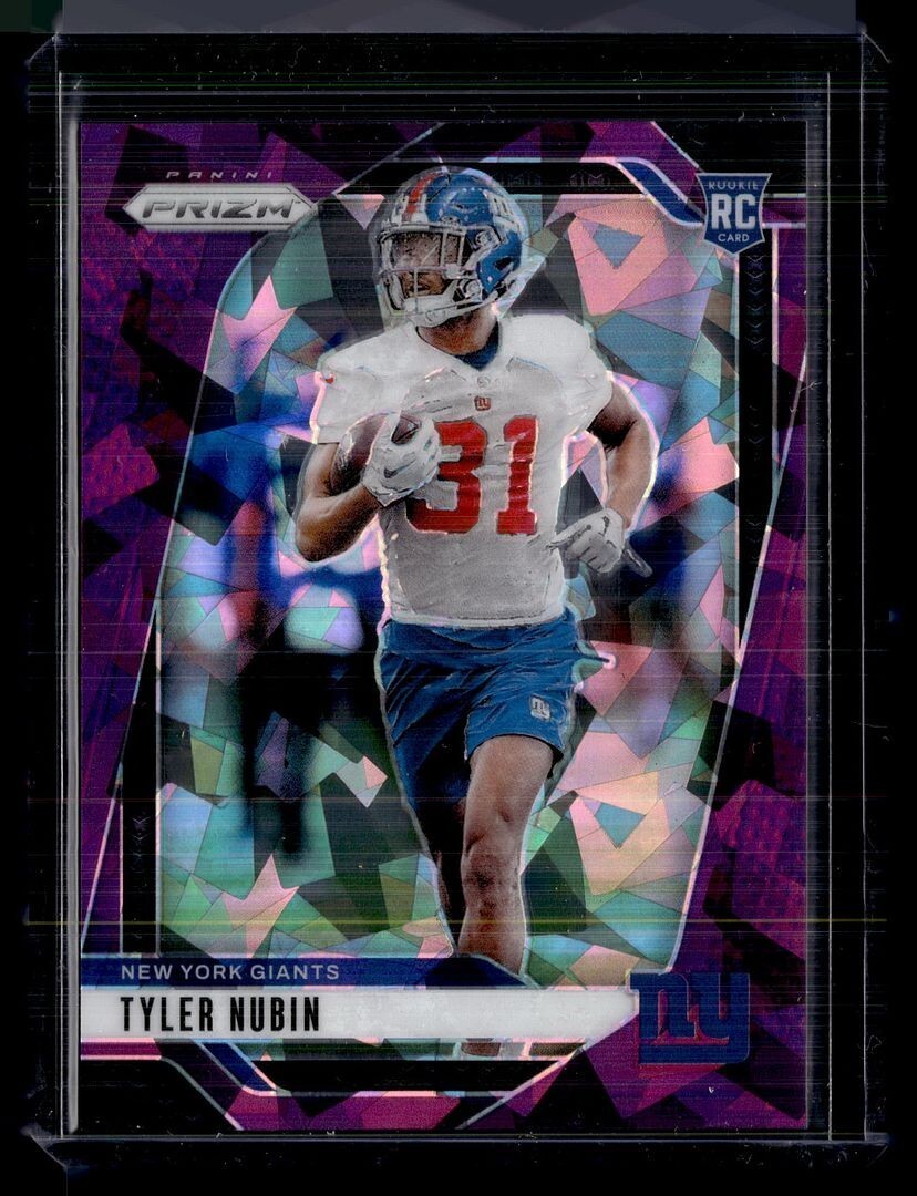 2024 PRIZM PURPLE ICE /225 ROOKIE TYLER NUBIN GIANTS