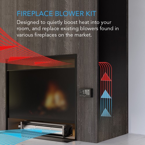 AIRBLAZE T10, Universal Fireplace Blower Fan 10" Lennox, Hearth Glo, Majestic - Picture 2 of 8