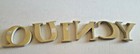 QUINCY Letter Name Standing Plaque MINT L@@K 4" Gloss Boy Girl Nursery Shelf — photo 2