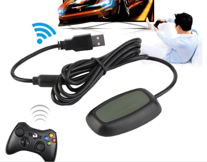  QUMOX Wireless Gaming Receiver Compatible with The Microsoft Xbox  360 for PC Controller Windows : Video Games