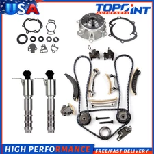 Timing Chain Kit Cover Gasket Water Pump for Buick Cadillac Chevy GMC V6 3.6