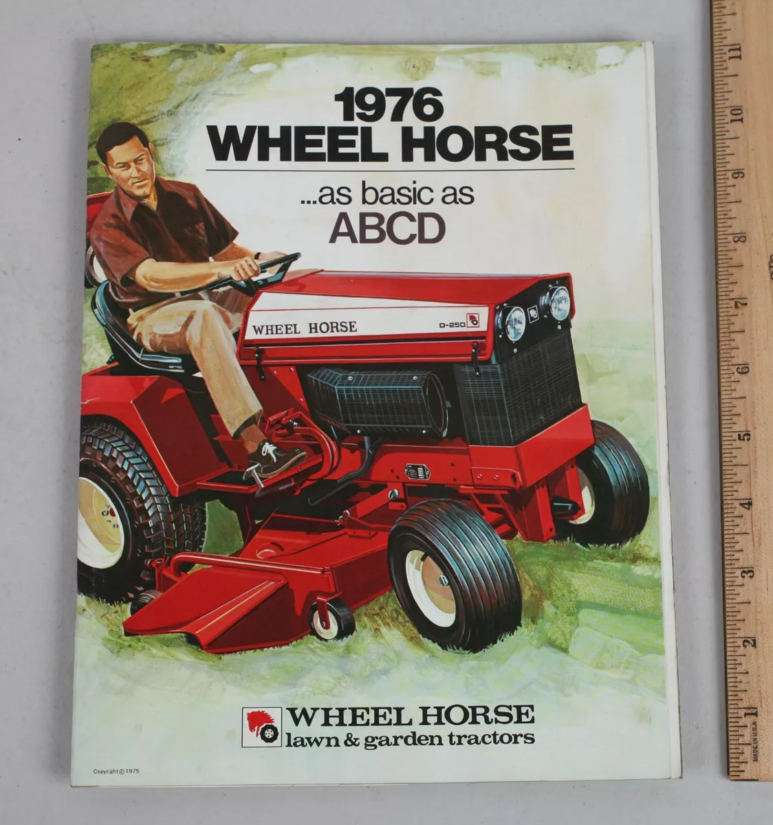 Wheel horse best sale lawn tractor