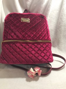 bebe danielle velvet backpack