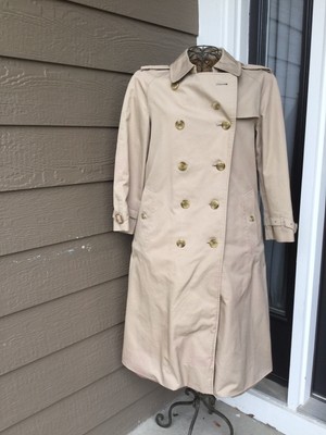 wool lined trench coat