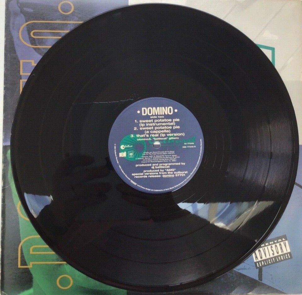 Domino 🔥Sweet Potato Pie US 12" Vinyl (Outburst records) NEAR MINT