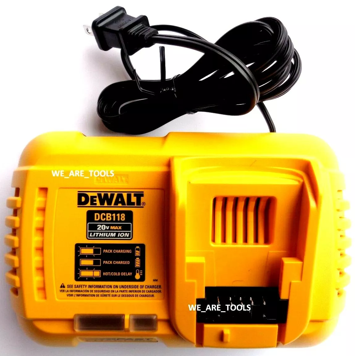 Dewalt DCB118 Flexvolt 20V, 60V Rapid Battery Charger Volt Lithium