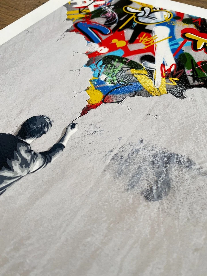 Martin Whatson The Crack 2021 limited edition print calligraphy graffiti ladder - Изображение 3 из 4