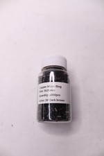  1000-Pk Create Beauty Silicone Micro Link Rings 5mm Lined Beads Dark Brown