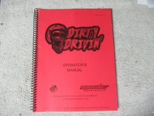 original DIRTY DRIVIN RAW THRILLS  arcade  video game manual