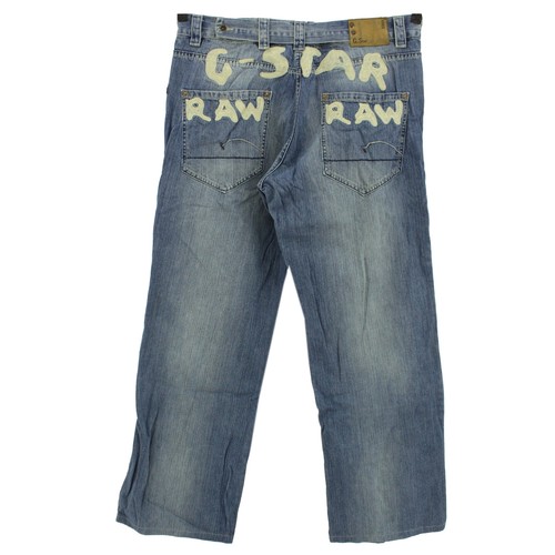 #8144 G-STAR Herren Jeans Hose RADAR Loose ohne Stretch blue blau 38/32 - Picture 2 of 2