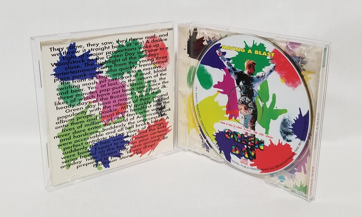 Green Day Having A Blast CD Import Live 1994 Concert